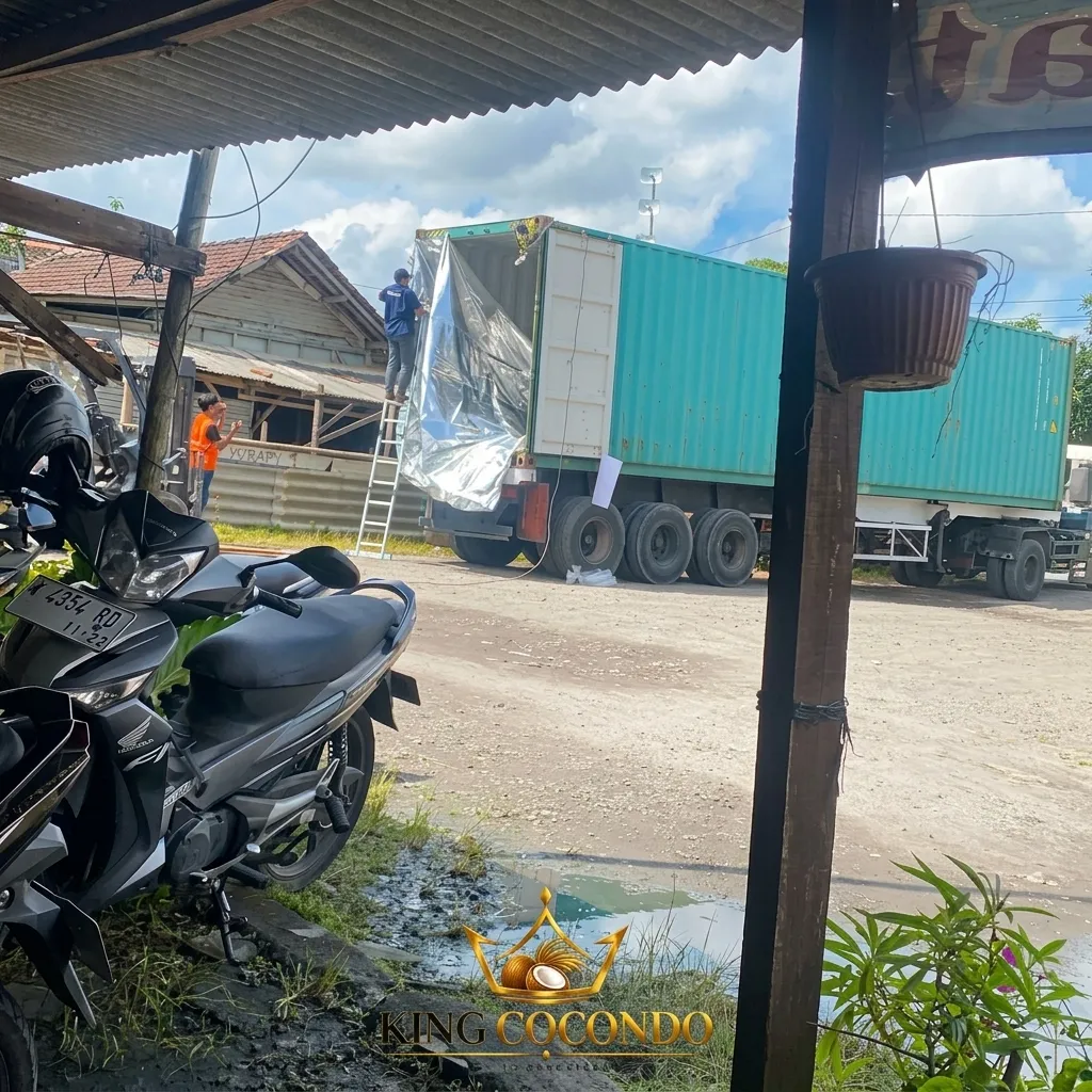 Loading Shipping Container
